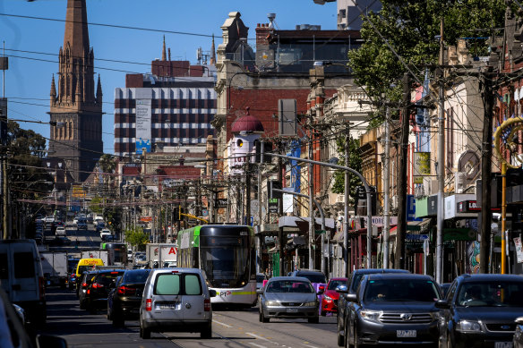 Car parks are hard to find but at least Brunswick St is bustling again.