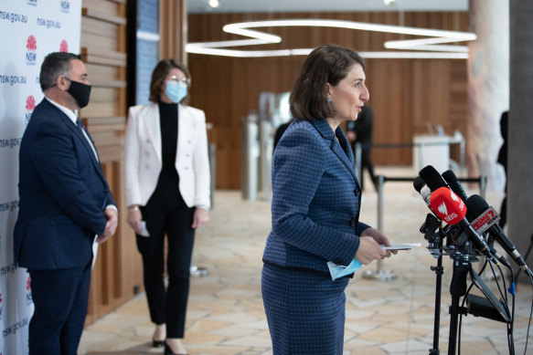 NSW Premier Gladys Berejiklian on Monday.