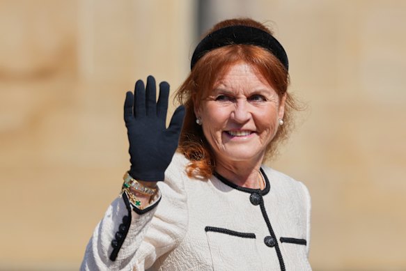 Sarah Ferguson, the former Duchess of York, pictured in April 2025.