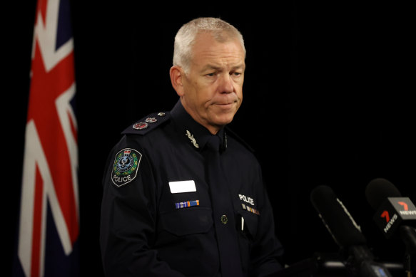 SA Police Commissioner Grant Stevens.