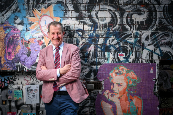 Alastair Campbell in Melbourne. 