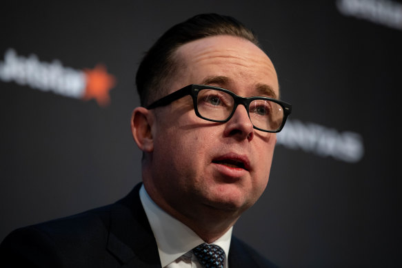 Qantas boss Alan Joyce is pushing for quarantine changes.