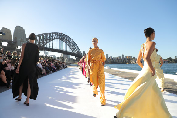 Sydney Harbour served as the backdrop for Bondi Born.