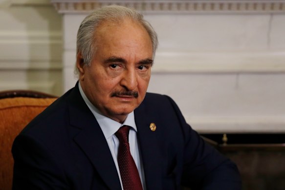 Libya’s Khalifa Hifter has benefited from the UAE’s support.