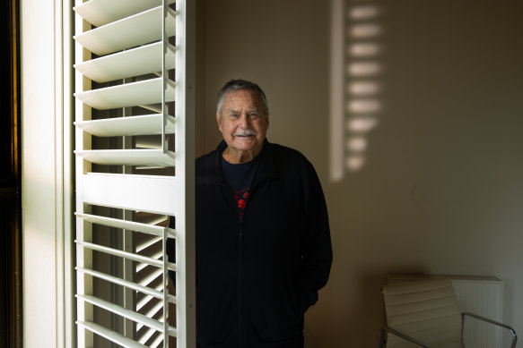 Ron Barassi has tested positive for COVID-19.