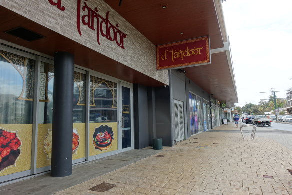 This newly redeveloped street in South Perth has one eatery, but the rest of the tenancies have little relationship with the street. 