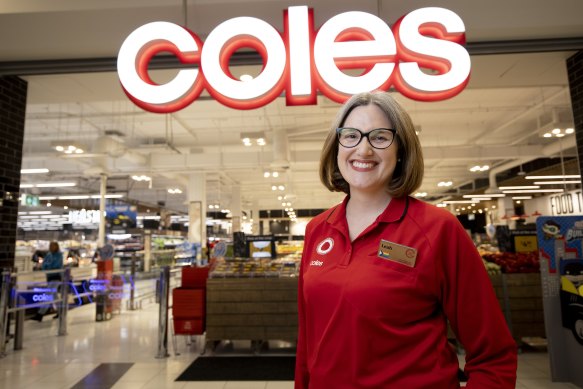 Coles boss Leah Weckert says big stores can’t rely on brand loyalty in a highly competitive market.