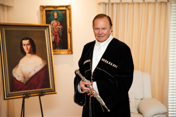 Prince Victor Greenwich Dadianov, an exiled prince of Georgia and the father of NSW MP Alex Greenwich.