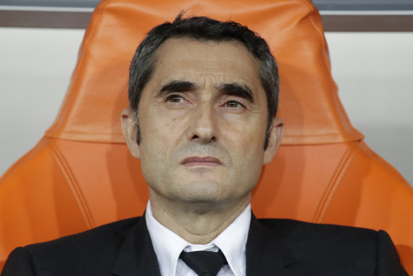 Ernesto Valverde has been sacked as Barca coach.