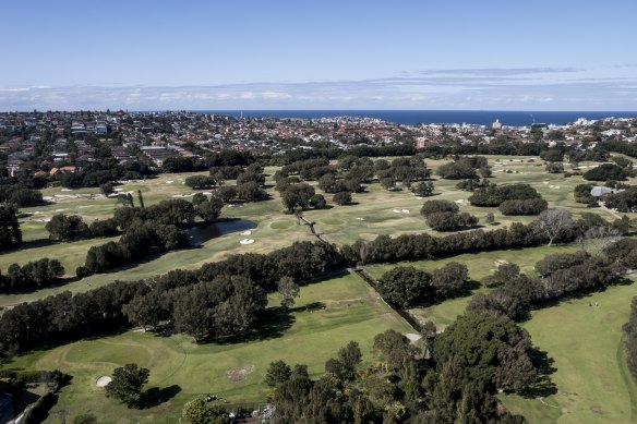 Royal Sydney Golf Club in Rose Bay is one of the country’s private members’ clubs. Its joining fee is about $30,000.