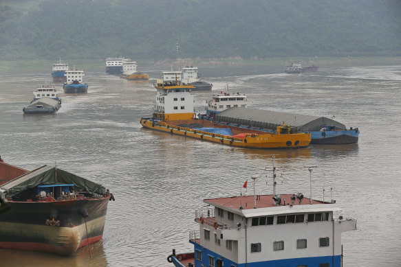 As well as the pandemic, wild weather has battered the Yangtze River, China’s busiest inland waterway