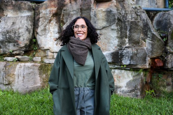 Lisa Dempsey wearing Jac & Jack during lockdown. 