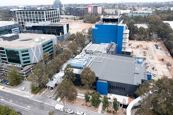 The Macquarie Telecom data centre in Sydney’s Macquarie Park.