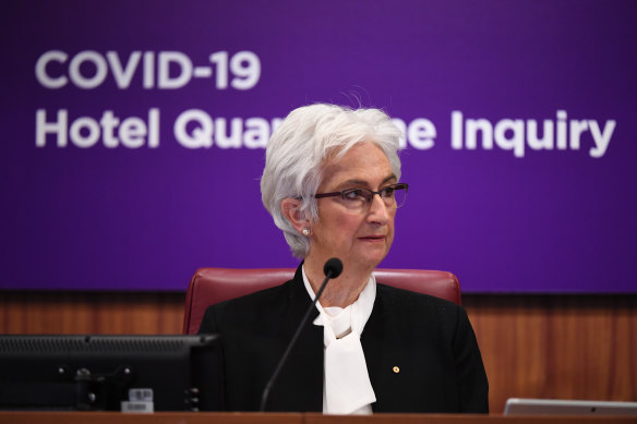 Former judge Jennifer Coate chaired the 2020 inquiry into Victoria’s bungled hotel quarantine system.