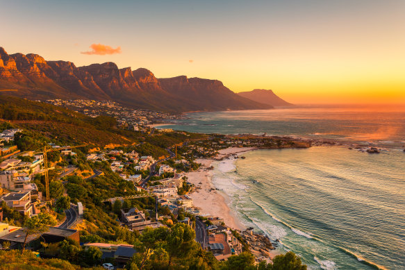 Afternoon light at Clifton Beach.