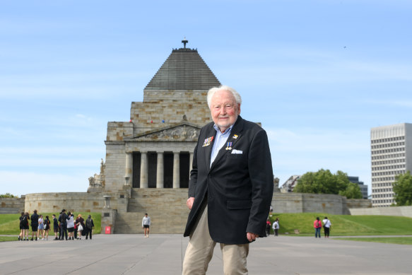 Miller, who as a child attended 
the opening of the Shrine of Remembrance 90 years ago, will be guest of honour on Monday.