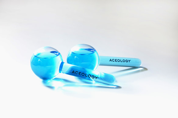 Aceology Ice Globe Facial Massagers.