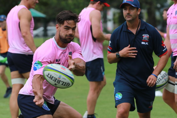 Ryan Louwrens is one of three changes the Rebels have made to their starting side against the Waratahs. 