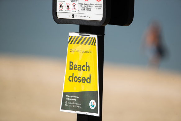 Did closing beaches across Melbourne cut the spread of COVID-19?