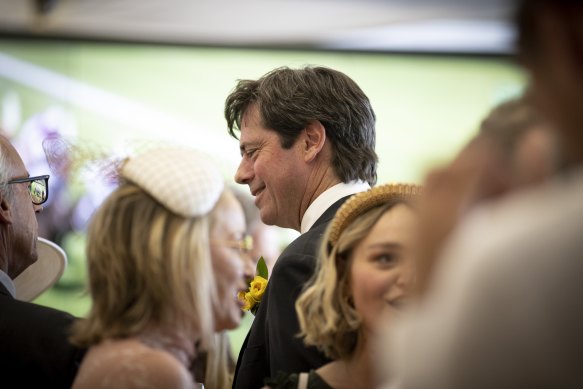 GIllon McLachlan has banned pollies from Tabcorp’s Birdcage marquee.