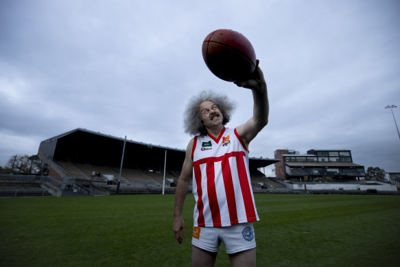 Community Cup veteran and Triple R presenter Chris Gill will play for the 15th straight year on Sunday.
