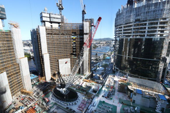 The Queen’s Wharf construction site, pictured on Wednesday. Star has revealed a 10 per cent cost blow-out.