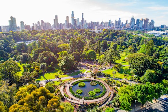 Melbourne’s Royal Botanic Gardens.