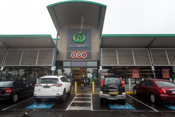 Woolworths’ Coburg Station store was one location the company was forced to temporarily shut this week.