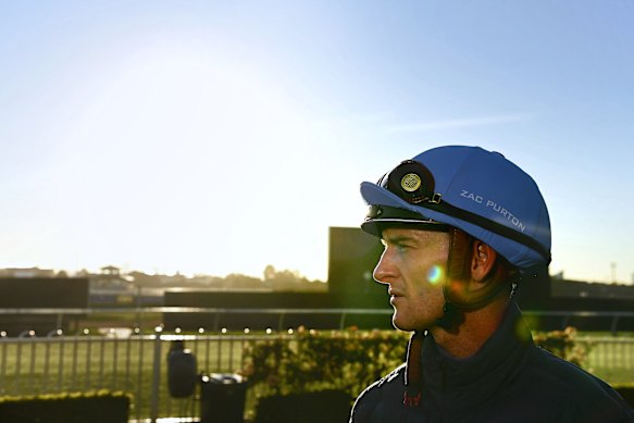 Zac Purton on Thursday at Rosehill.