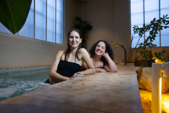 Freya Berwick and Mary Minas, owners of Sense of Self bathhouse