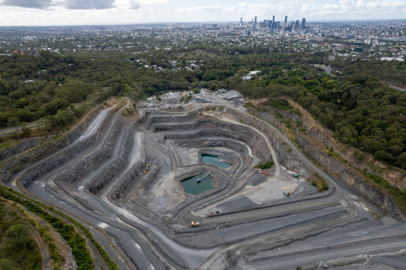The Mount Coot-tha Quarry.