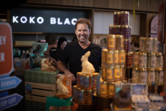 Koko Black owner Simon Crowe says Easter chocolate production is up 20 per cent on last year but he has flagged price rises to come.