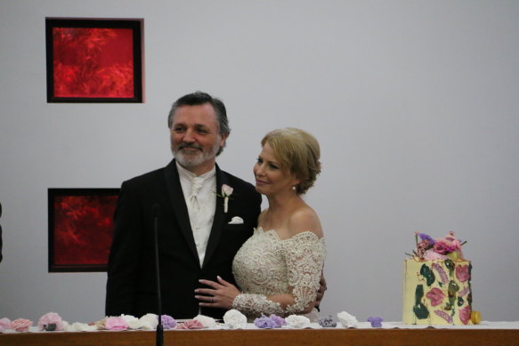 Former MPs Graham Watt and Rachel Carling married on Friday at St Thomas’ Church in Burwood. 