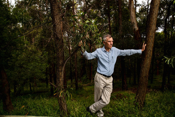 Local resident Ross Walker supports Hornsby Shire Council's resolution to seek an exemption to land clearing rules which would see a loss of trees in the area.