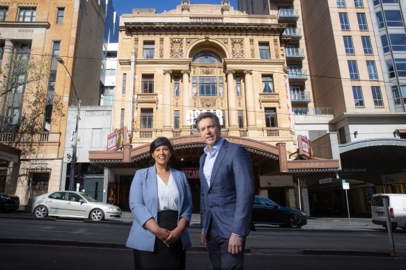 Lord Mayor Nick Reece and candidate for deputy lord mayor Roshena Campbell.