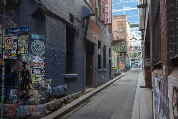 Tattersalls Lane in the CBD is on the list of 40 city alleys to be included in the project.