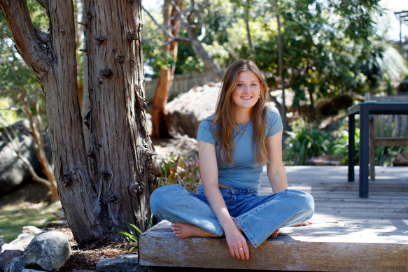 Year 12 student Joanna Carey is hoping to study law at Sydney University or ANU.