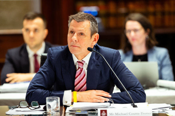 Department of Premier and Cabinet secretary Michael Coutts-Trotter earlier this month.