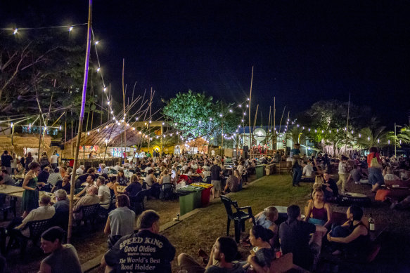 Festival Park is the venue for the 18-day Darwin festival.