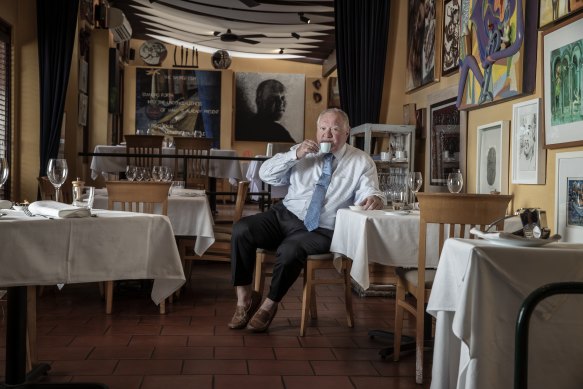 Lucio Galletto at his Paddington restaurant.