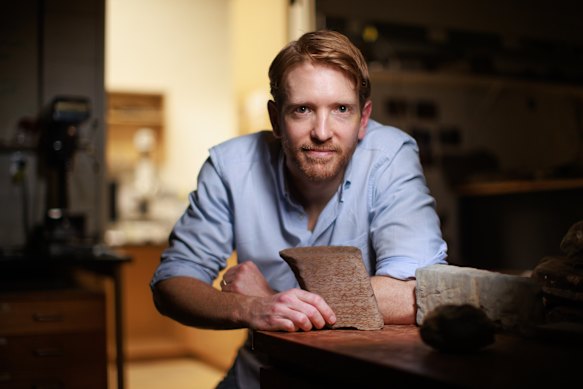 Dr Maxwell Lechte investigated the early stages of complex life locked in Australian rocks.