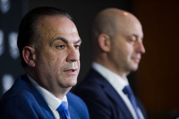 Their respective overseas trips in recent weeks seemed to suggest that ARLC chairman Peter V'landys and NRL CEO Todd Greenberg were doing each other's job.