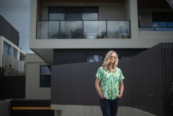 “No protection”: Tamara Railton-Stewart bought her Caulfield South apartment in 2015. It is fixed now, but was riddled with problems.