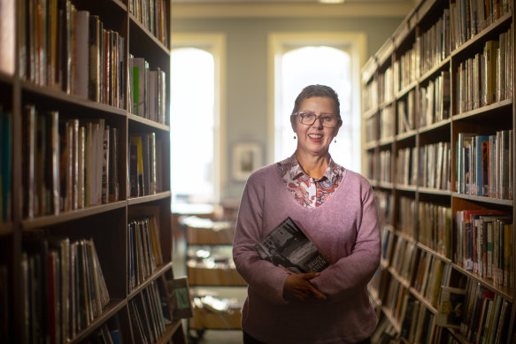 Sue Westwood, business manager of the Melbourne Athenaeum Library.