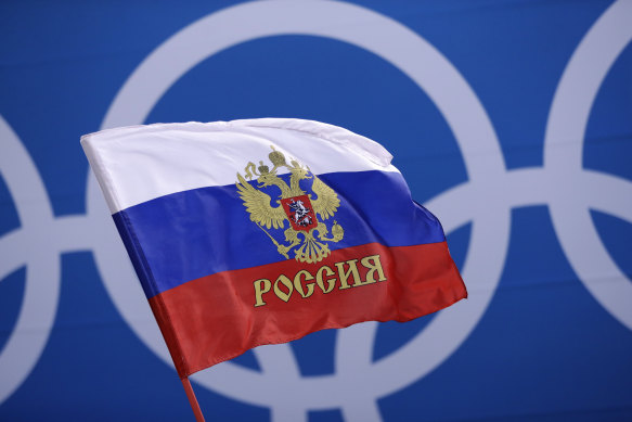 Russia will not be able to use its name, flag and anthem at the next two Olympics.