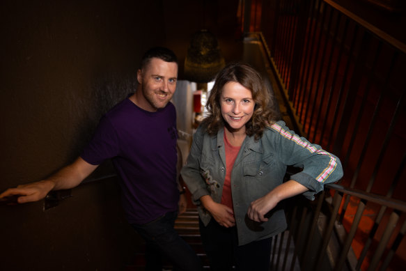 Comedic couple Lloyd Langford and Anne Edmonds.