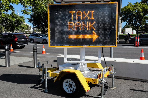 Some taxi drivers are demanding greatly inflated prices for short trips.