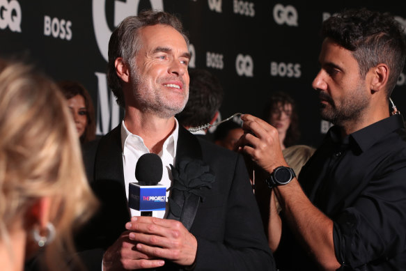 Barlett attends the 2022 GQ Men of the Year Awards in Sydney in November.