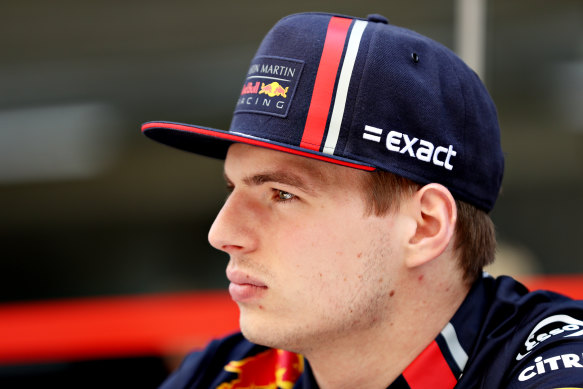 Max Verstappen in Brazil. 