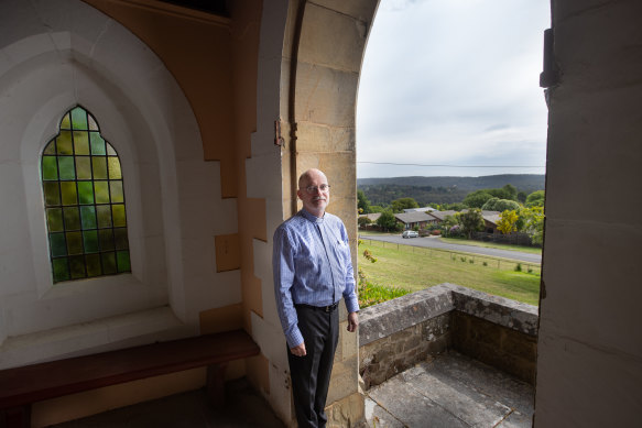 Anglican Parish of Daylesford reverend Neil Fitzgerald.